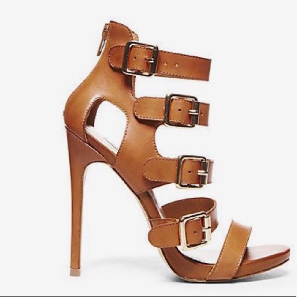 Recital Steve Madden heels, cognac size 6